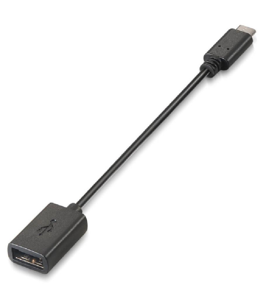 Nanocable cable usb 2.0 3a, usb-c/m-a/f, 15cm