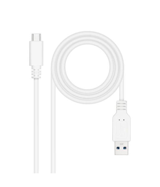 Nanocable cable usb 3.1 gen2 usb-c/a 1 m blanco