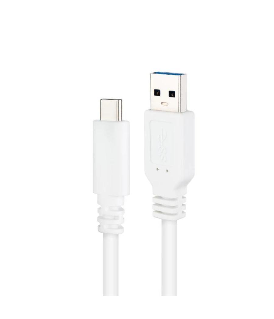 Nanocable cable usb 3.1 gen2 usb-c/a 1 m blanco