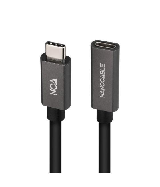 Nanocable cable usb 3.2 gen2 usb-c m/h 1,5 m negro