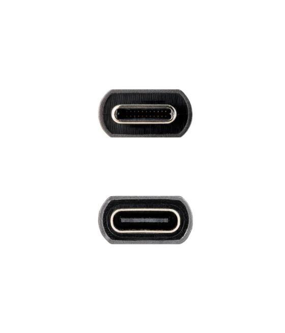 Nanocable cable usb 3.2 gen2 usb-c m/h 1,5 m negro