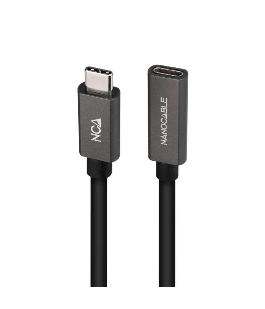 Nanocable cable usb 3.2 gen2 usb-c m/h 2 m negro