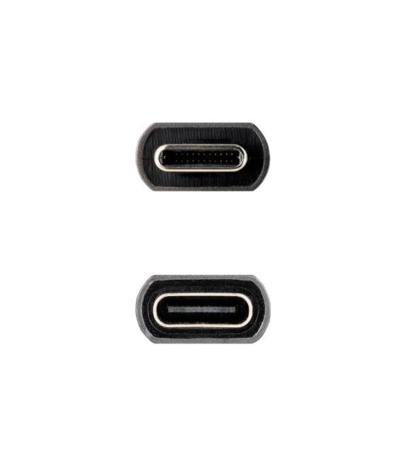 Nanocable cable usb 3.2 gen2 usb-c m/h 2 m negro
