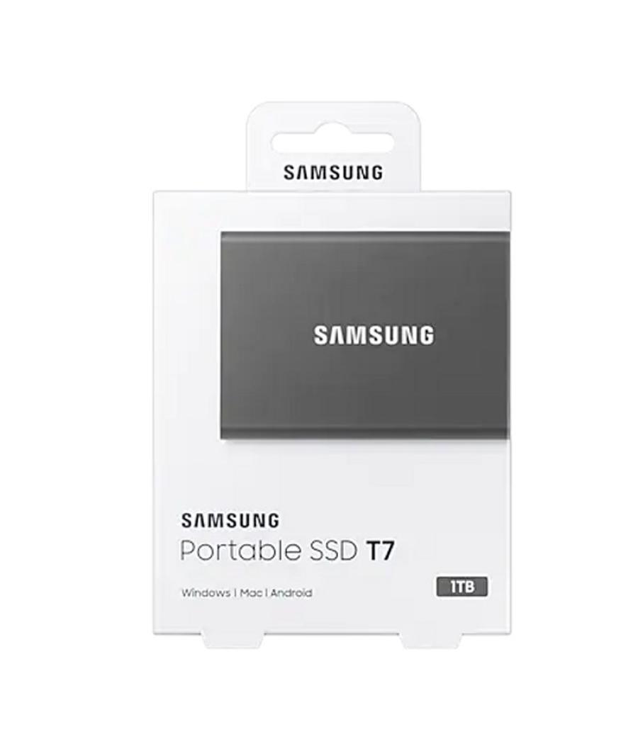 Samsung t7 ssd externo 1tb nvme usb 3.2 gris