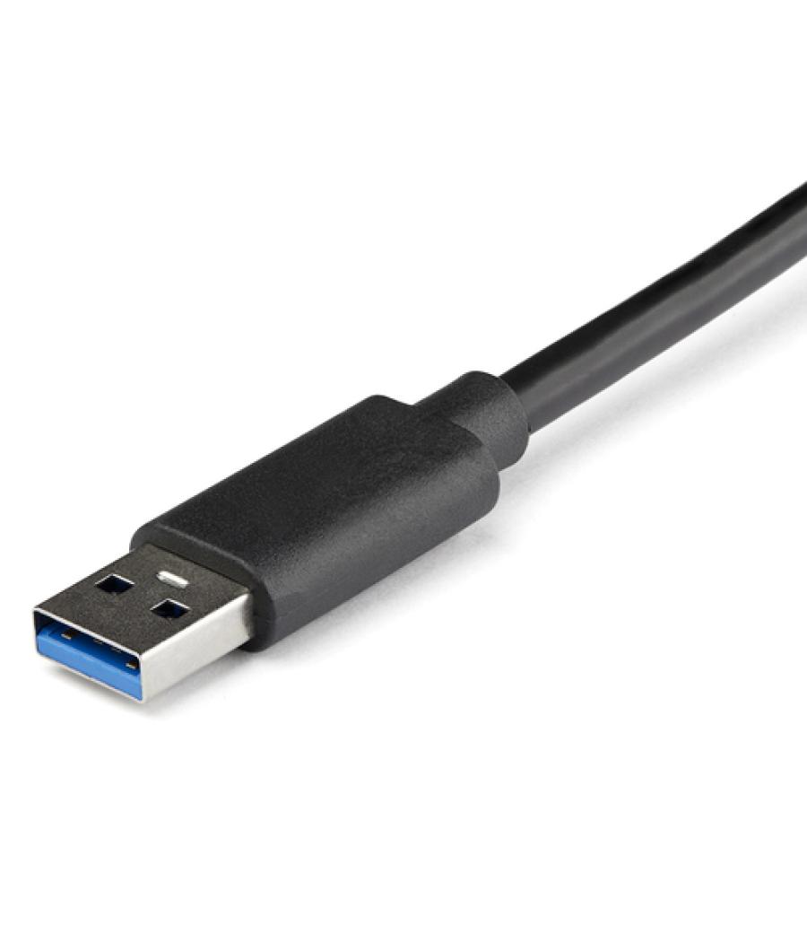 StarTech.com Adaptador Tarjeta de Red NIC Externa USB 3.0 2 Puertos Gigabit Ethernet RJ45 y Puerto USB