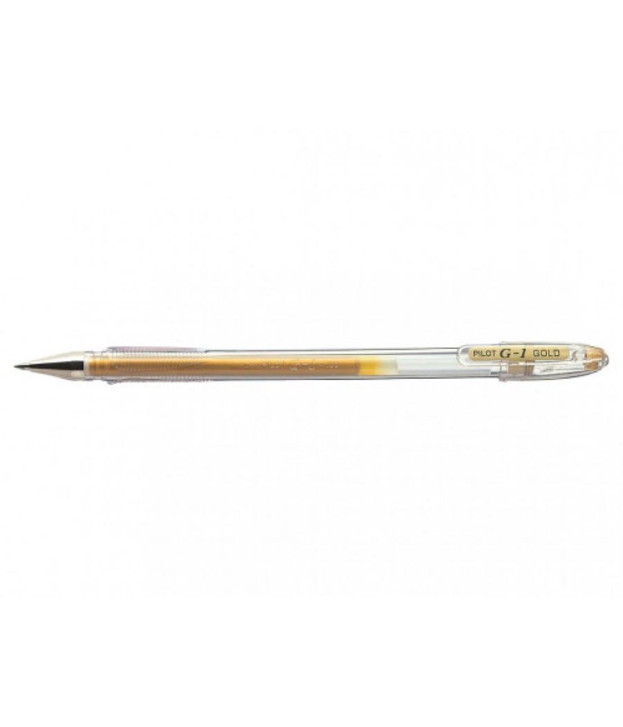 Boligrafo roller gel g-1 0.7mm oro pilot bl-g1-7t-gd