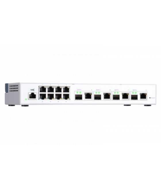 Qnap qsw-m408-4c switch gestionado l2 gigabit ethernet (10/100/1000) blanco