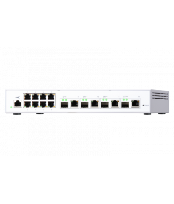 Qnap qsw-m408-4c switch gestionado l2 gigabit ethernet (10/100/1000) blanco