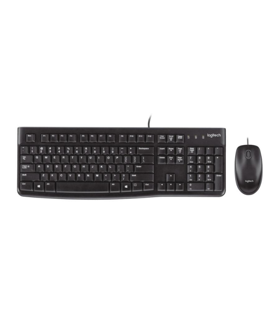 Teclado + raton wired mk120 usb negro logitech