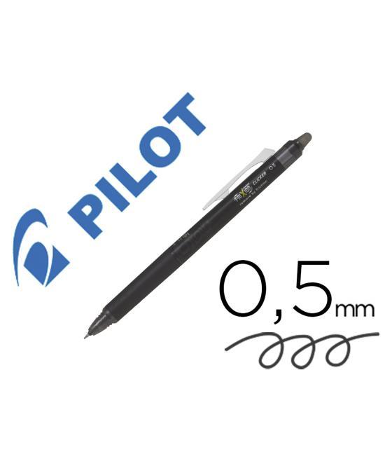 Bolígrafo pilot frixion point clicker borrable 0,5 mm negro