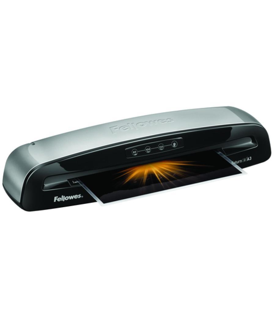 Plastificadora fellowes saturn 3i din a3 2 rodillos sistema antiatasco hasta 125 mc