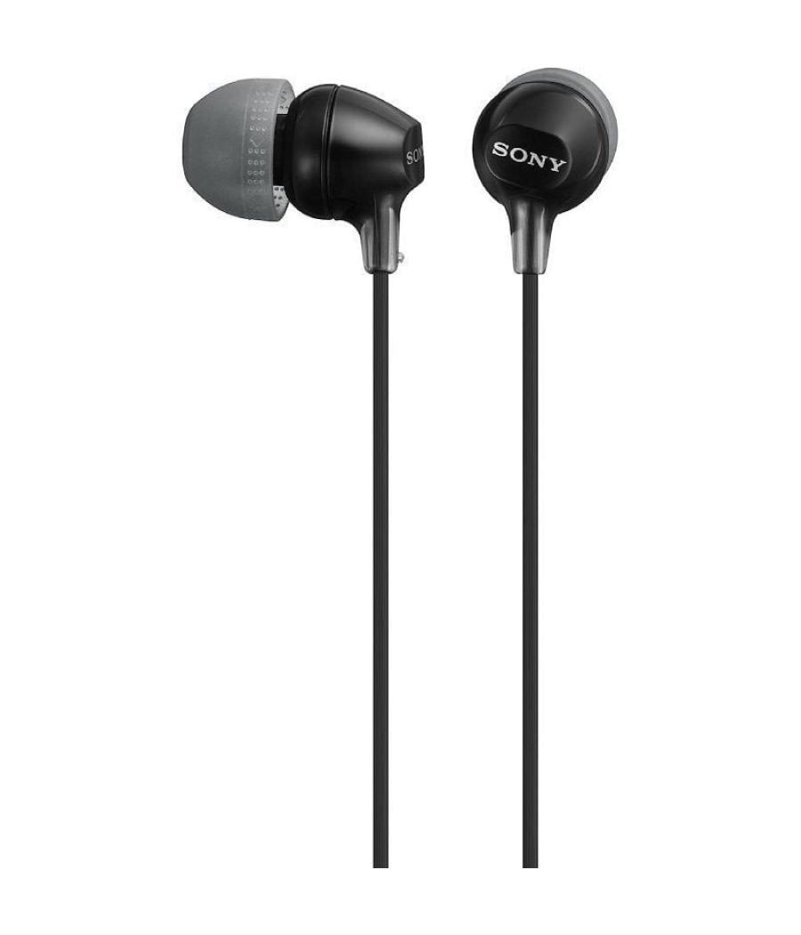 Auriculares intrauditivos sony mdrex15lpb/ jack 3.5/ negros