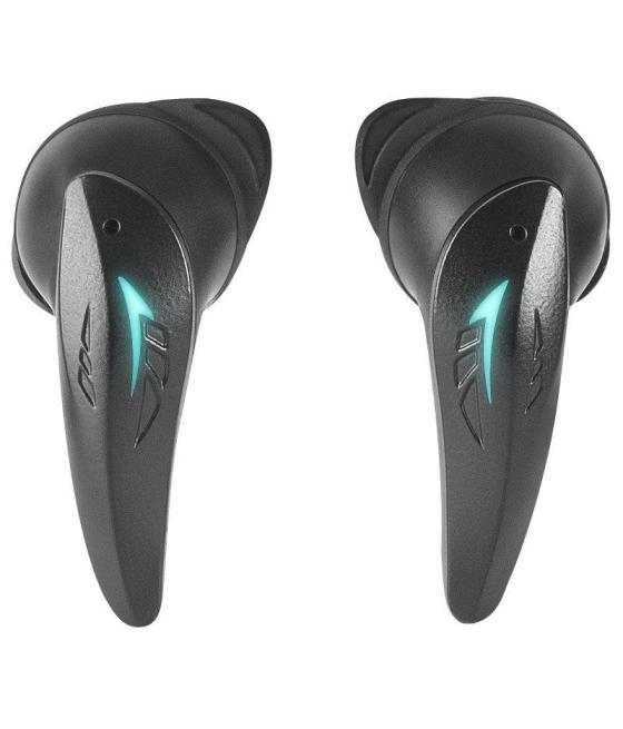 Auriculares bluetooth mars gaming mhi-ultra con estuche de carga/ autonomía 7-8h/ negros