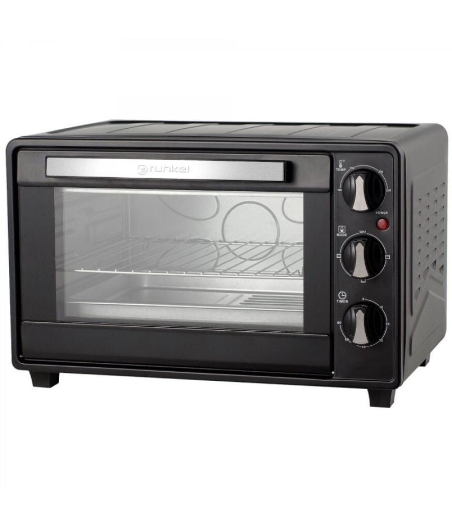 Horno de sobremesa grunkel hr-23hn/ 1600w/ capacidad 23l