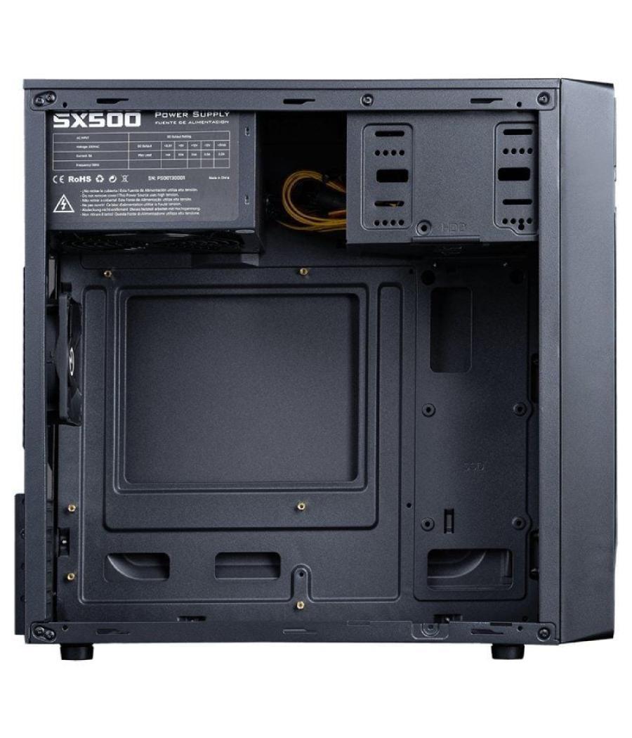 Caja minitorre hiditec q2pro psu con fuente 500w