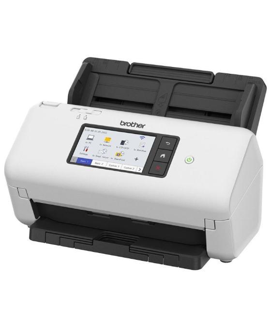 Escáner documental brother ads-4700w con alimentador de documentos adf/ doble cara
