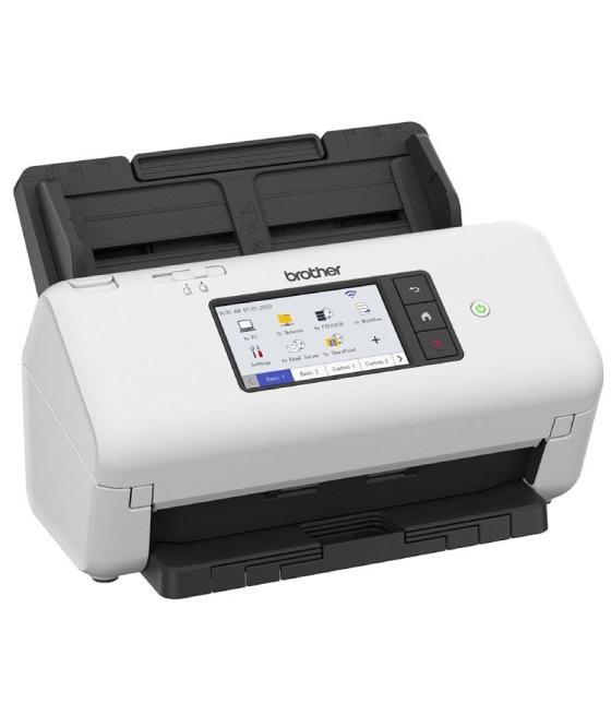 Escáner documental brother ads-4700w con alimentador de documentos adf/ doble cara