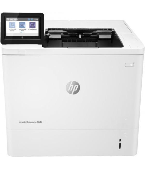 Impresora láser monocromo hp laserjet enterprise m612dn dúplex/ blanca