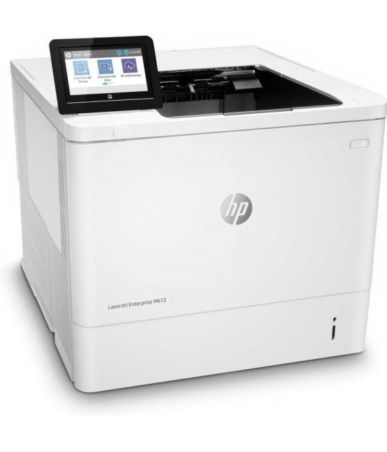 Impresora láser monocromo hp laserjet enterprise m612dn dúplex/ blanca