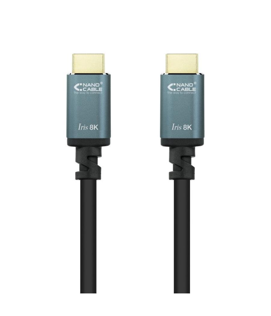 Nanocable cable hdmi 2.1 iris 8k m/m, 2 metros