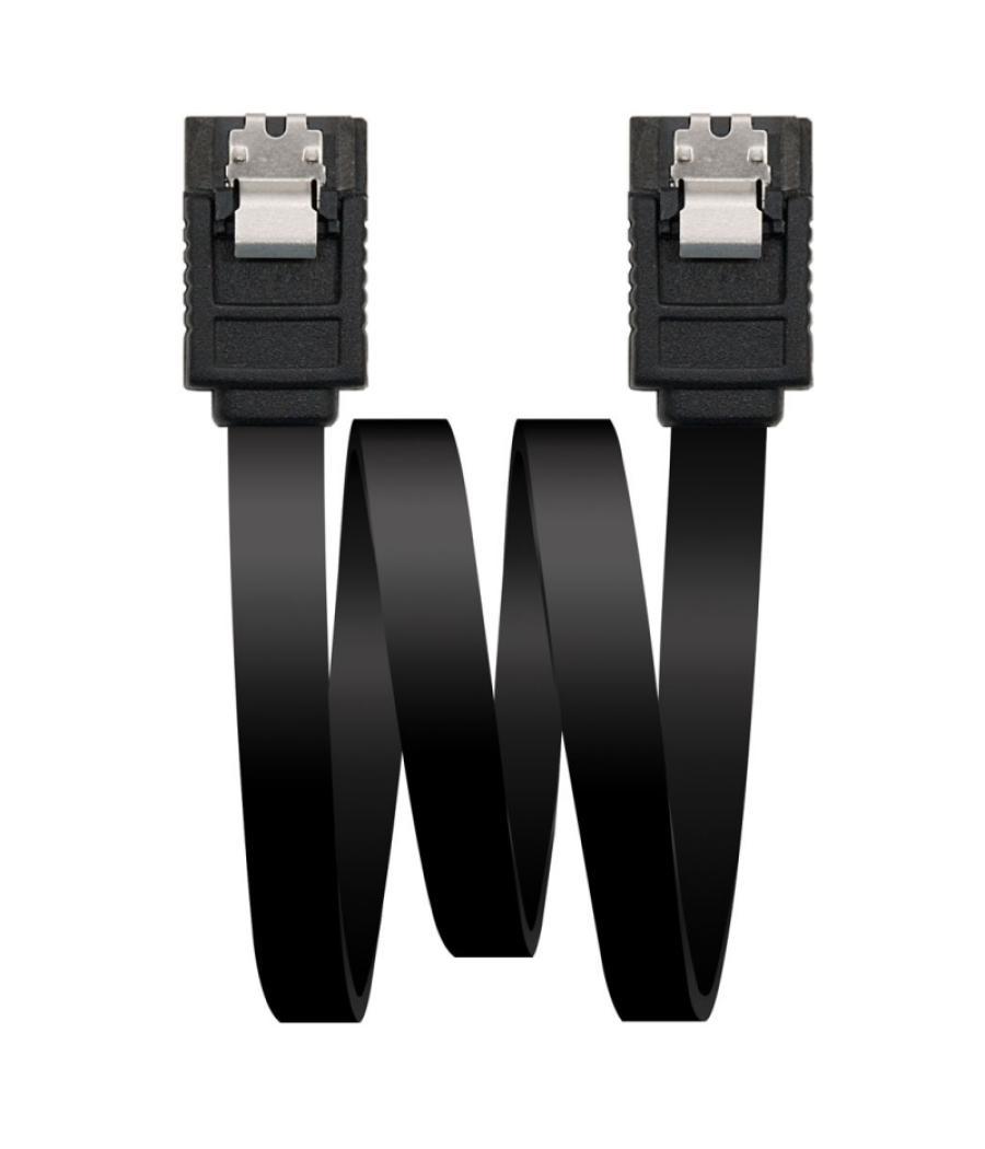 Nanocable cable sata iii datos 6g anclajes 0.5 m