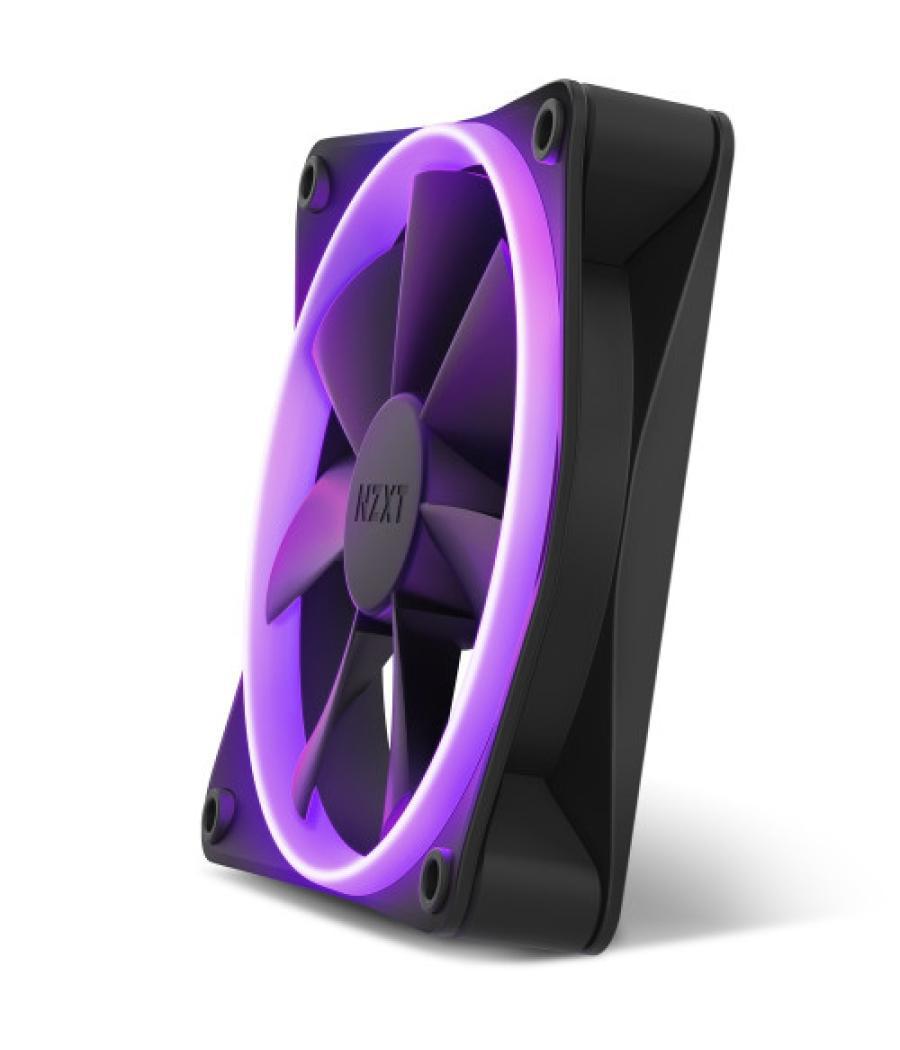 Nzxt f120 rgb carcasa del ordenador ventilador 12 cm negro 1 pieza(s)