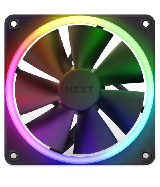 Nzxt f120 rgb carcasa del ordenador ventilador 12 cm negro 1 pieza(s)