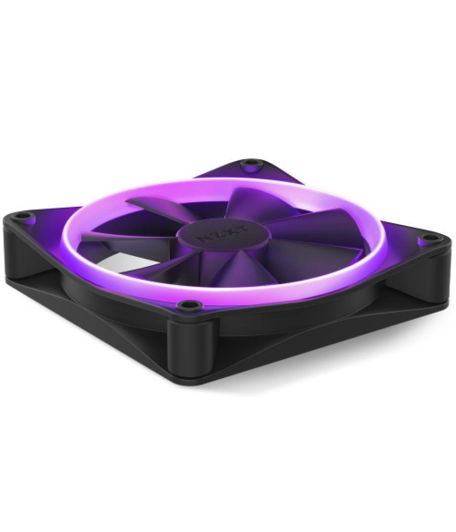 Nzxt f120 rgb carcasa del ordenador ventilador 12 cm negro 1 pieza(s)