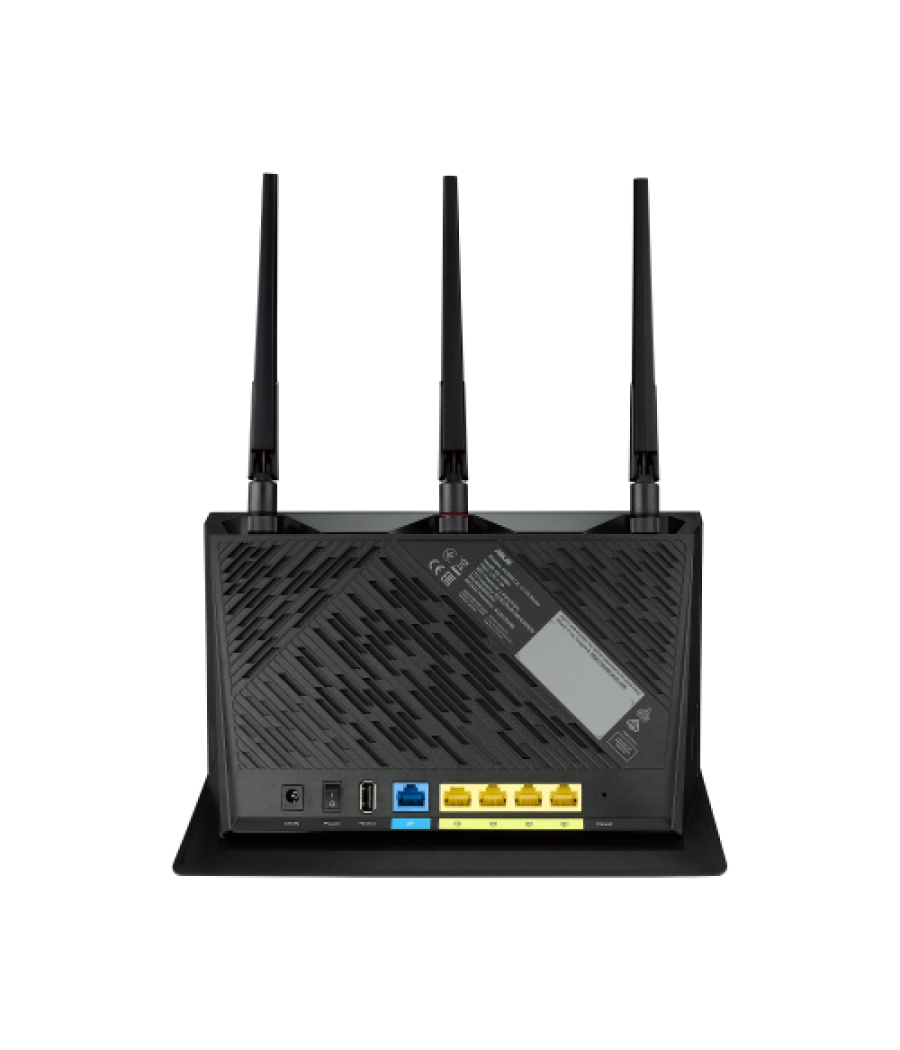 Asus 4g-ac86u router inalámbrico gigabit ethernet doble banda (2,4 ghz / 5 ghz) 3g negro