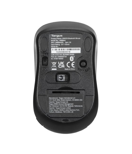 Raton targus wwcb bluetooth antimicrobiano negro