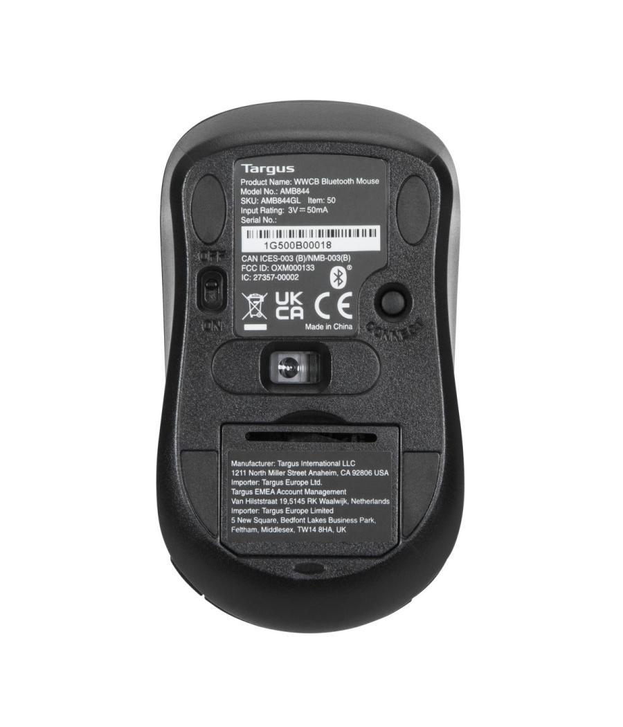 Raton targus wwcb bluetooth antimicrobiano negro