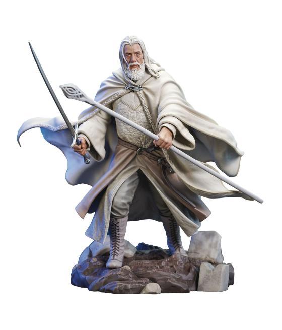 Figura diamond select toys diorama gallery el señor de los anillos gandalf deluxe