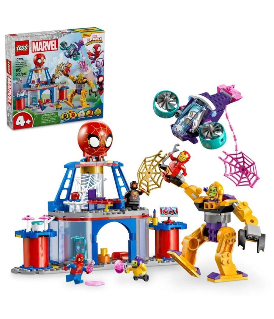 Lego cuartel general aracnido del equipo spidey