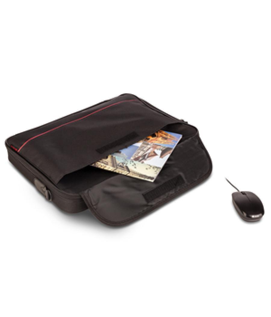 Maletin ngs bureau kit para portatiles 16pulgadas + raton optico con cable