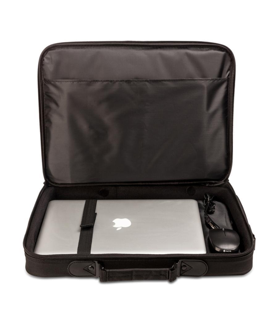 Maletin ngs bureau kit para portatiles 16pulgadas + raton optico con cable