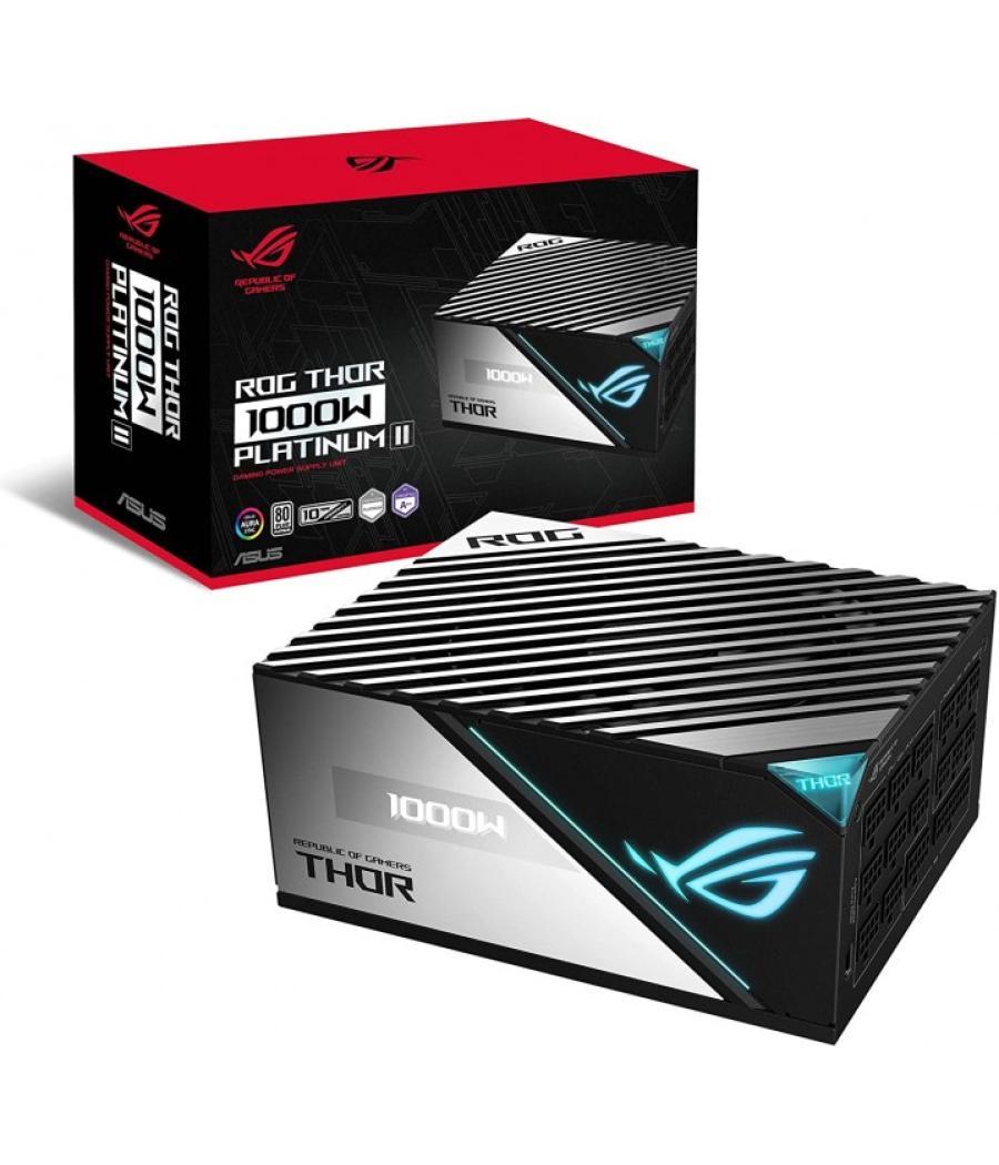 Fuente de alimentacion asus rog - thor - 1000p2 - gaming 1000w 80 plus platinum