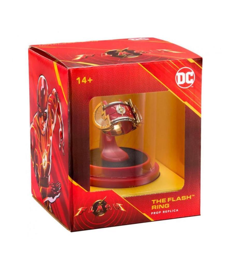 Réplica anillo y exhibidor the noble collection dc comics the flash