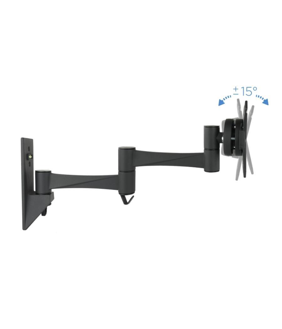 Soporte pared tv tooq lp2323tn - b 13pulgadas - 27pulgadas giratorio - inclinable carga maxima 15kg