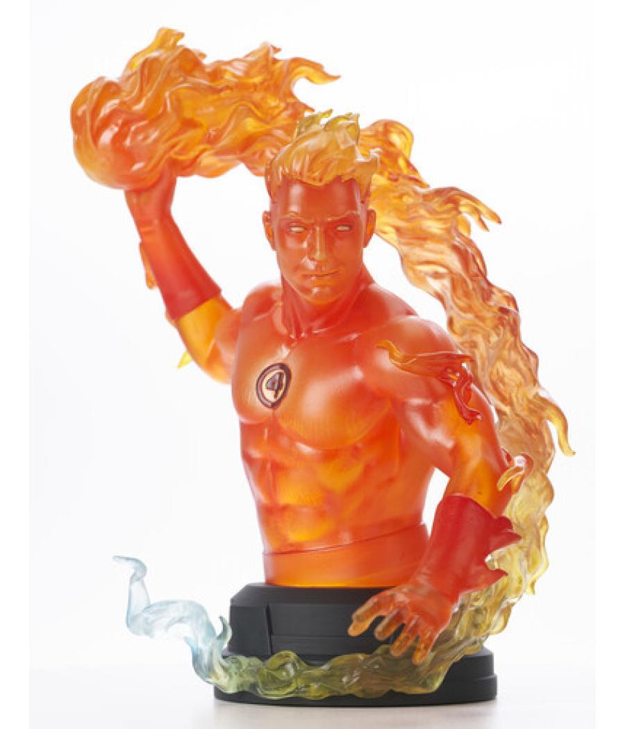 Figura mini busto diamond marvel comic human torch 1 - 6 scale