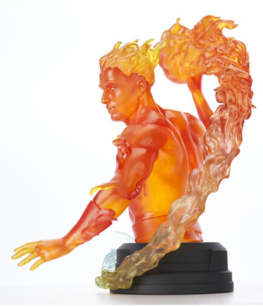 Figura mini busto diamond marvel comic human torch 1 - 6 scale