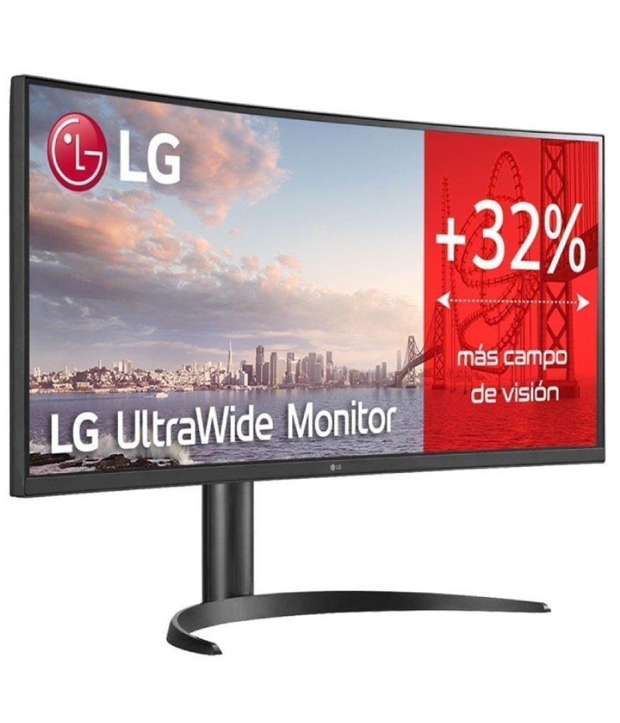 Monitor profesional ultrapanorámico curvo lg 34wq75c-b 34'/ wqhd/ multimedia/ negro