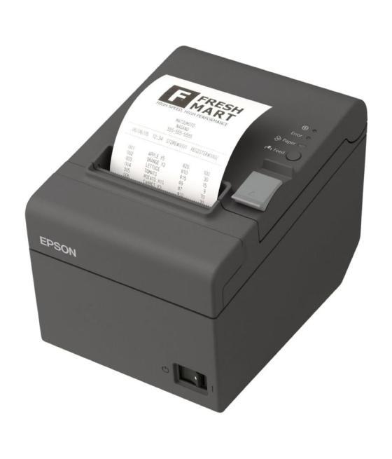 Impresora de tickets epson tm-t20iii/ térmica/ ancho papel 80mm/ usb-rs232/ negra