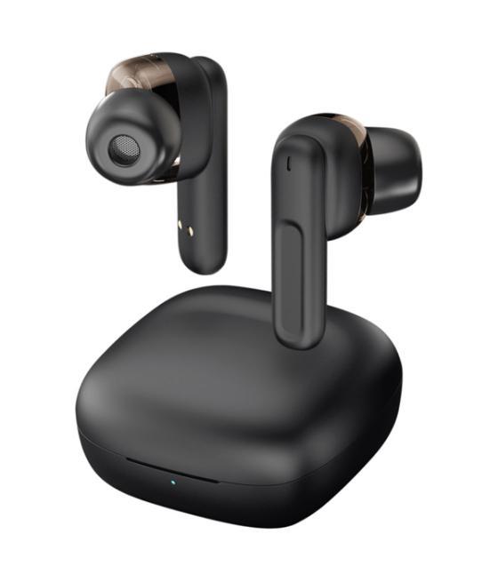 Auricular intrauditivo bluetooth mars gaming mhib black bt 5.1 tws sonido dual driver estuche de carga usb-c