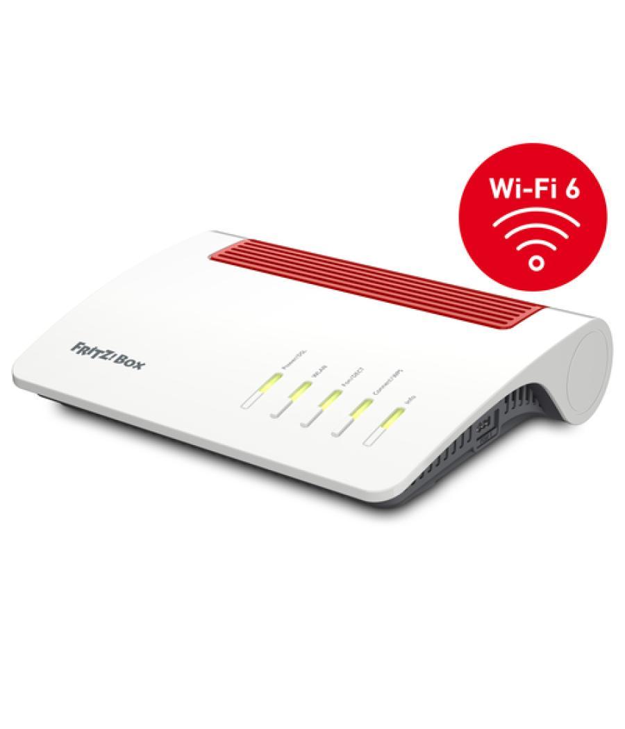 FRITZ!Box 7590 AX router inalámbrico Gigabit Ethernet Doble banda (2,4 GHz / 5 GHz) Blanco