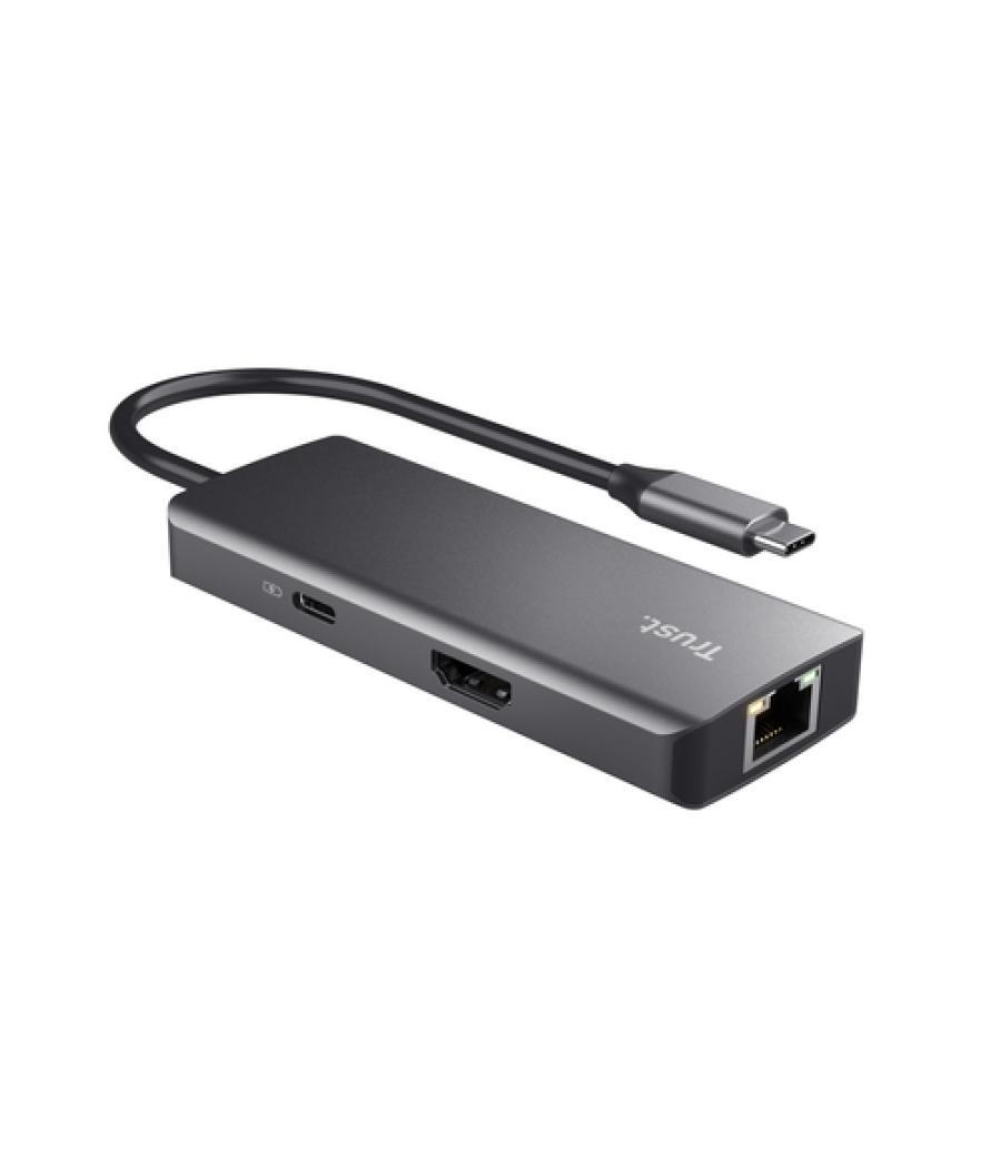 Trust Dalyx USB Tipo C 1000 Mbit/s Plata
