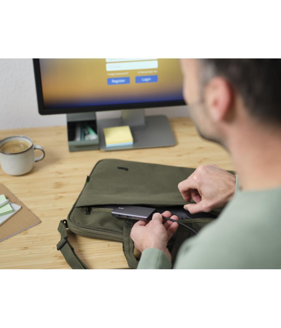 Trust Dalyx USB Tipo C 1000 Mbit/s Plata