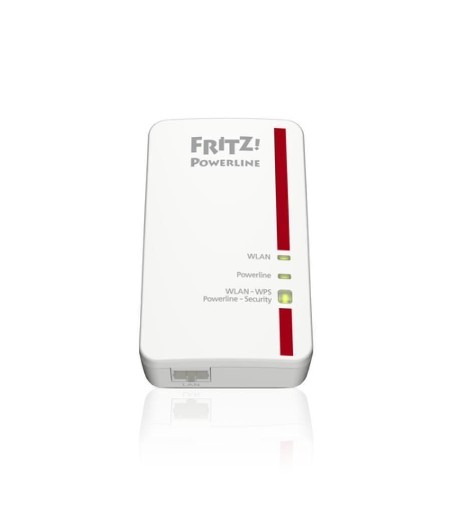 FRITZ!Powerline 1240E WLAN 1200 Mbit/s Ethernet Wifi Rojo, Blanco 2 pieza(s)