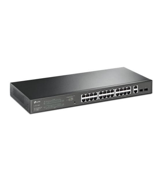 Tp-link tl-sg1428pe switch gestionado gigabit ethernet (10/100/1000) energía sobre ethernet (poe) 1u negro