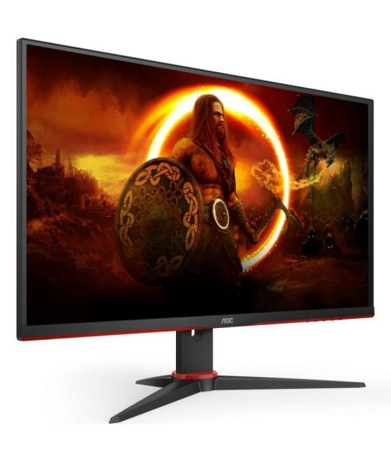 Monitor gaming aoc 27g2spae/bk 27'/ full hd/ 1ms/ 165hz/ ips/ multimedia/ negro y rojo