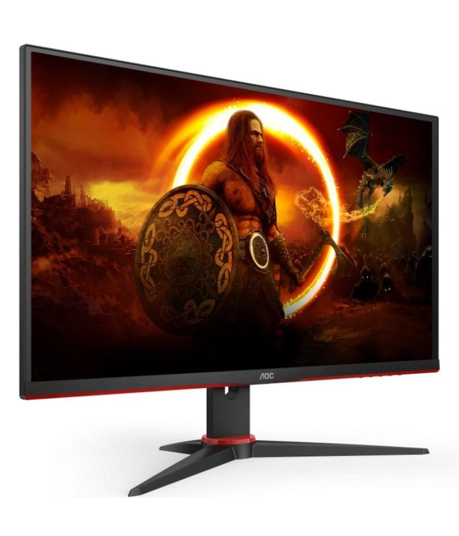 Monitor gaming aoc 27g2spae/bk 27'/ full hd/ 1ms/ 165hz/ ips/ multimedia/ negro y rojo